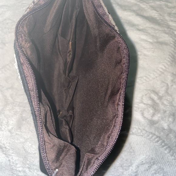 Canvas Black Animal Print Cosmetic Bag - Picture 2 of 12